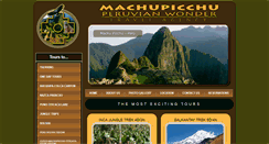 Desktop Screenshot of machupicchuperuvianwonder.com